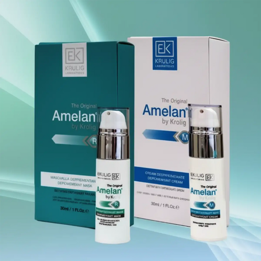 بكج اميلان الكامل للتقشير البارد - ماسك + كريم العناية المنزلية | Amelan R + M Complete Package by Krulig